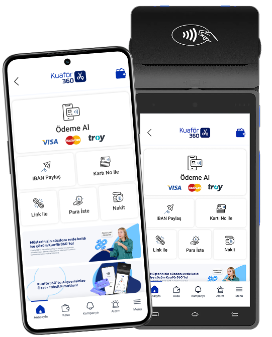 Kuaförler için pos çözümleri